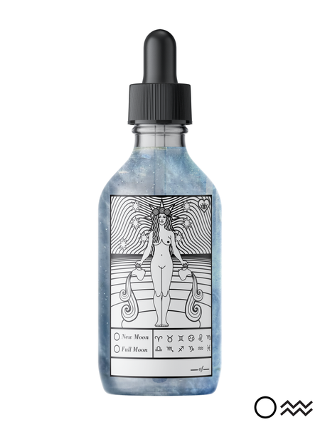Full Moon Aquarius Oil - 4 oz Liquid Love (Sweet Almond, sunflower, jojoba)