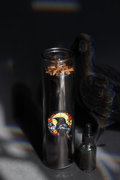 RAVEN 7 Limited Edition Day Ritual Candle + mini anointing oil