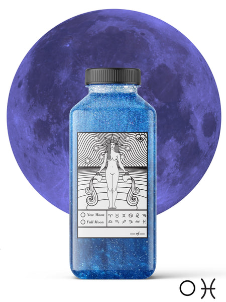 Super Blue Full Moon Pisces - 8 oz Bubble-Body Wash