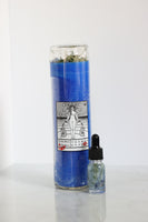 Full Moon Aquarius  7 Day Ritual Candle + mini anointing oil