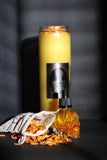 Ancestor LUZ 7 Day BEESWAX Candle + Skull Anointing Oil