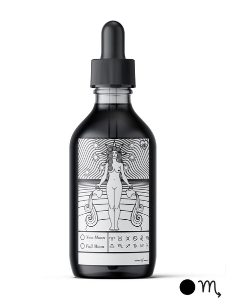 New Moon Scorpio Black Salt Oil - 4 oz Liquid Love (Allergy Free)