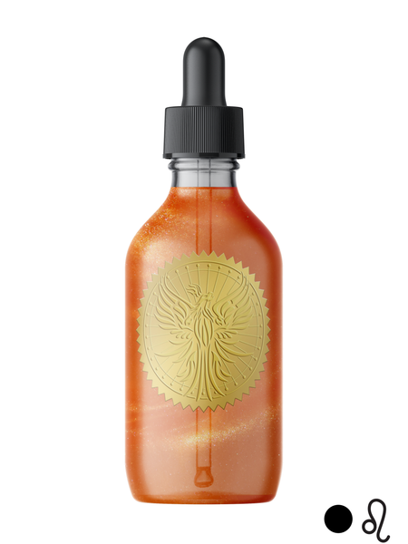 PHOENIX New Moon Leo Oil - 4 oz Liquid Love (Apricot, sunflower, jojoba)