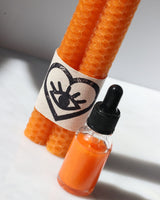 PHOENIX New Moon Leo rolled beeswax set