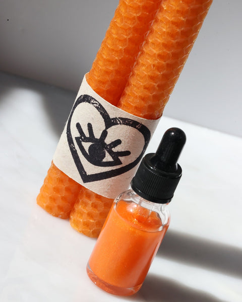 PHOENIX New Moon Leo rolled beeswax set